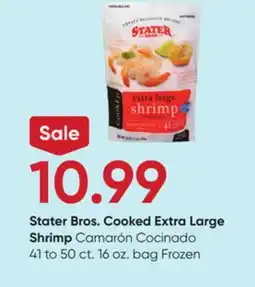 Stater Bros Stater Bros. Cooked Extra Large Shrimp offer