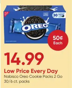 Stater Bros Nabisco Oreo Cookie Packs offer