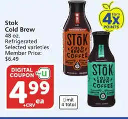 Vons Stok Cold Brew offer