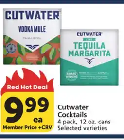 Vons Cutwater Cocktails offer