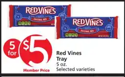 Vons Red Vines Tray offer