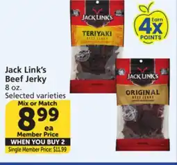 Vons Jack Link's Beef Jerky offer