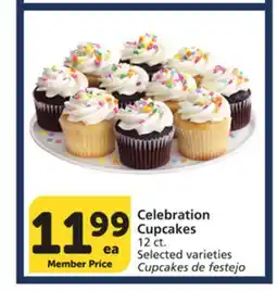 Vons Celebration Cupcakes offer