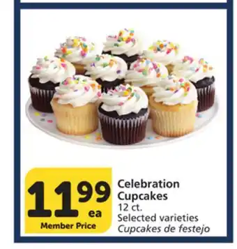 Vons Celebration Cupcakes offer