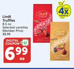 Vons Lindt Truffles offer
