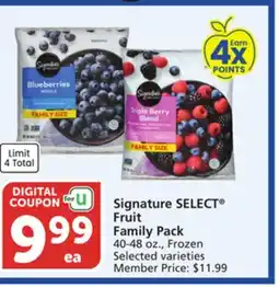 Vons Signature SELECT Fruit Family Pack offer