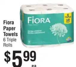 Smart & Final Fiora Paper Towels offer