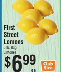 Smart & Final First Street Lemons offer