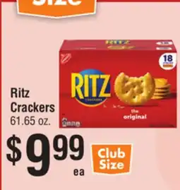 Smart & Final Ritz Crackers offer