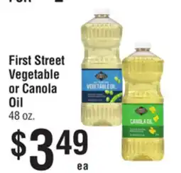 Smart & Final First Street Vegetable or Canola Oil offer