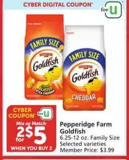 Vons Pepperidge Farm Goldfish offer