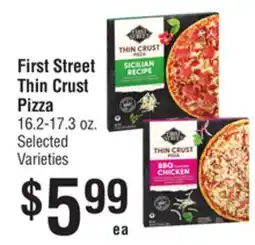 Smart & Final First Street Thin Crust Pizza offer