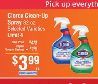 Smart & Final Clorox Clean-Up Spray offer
