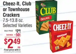 Smart & Final Cheez-It, Club or Townhouse Crackers offer