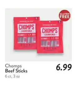 Fresh Thyme Chomps Beef Sticks offer