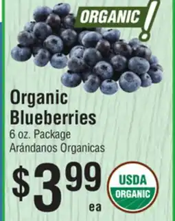 Smart & Final Organic Blueberries offer