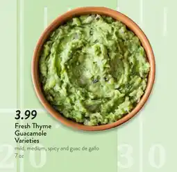 Fresh Thyme Fresh Thyme Guacamole Varieties offer