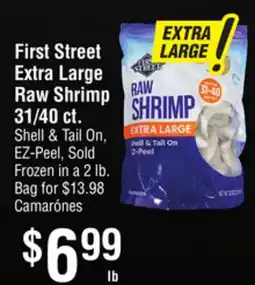 Smart & Final First Street Extra Large Raw Shrimp offer