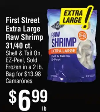 Smart & Final First Street Extra Large Raw Shrimp offer