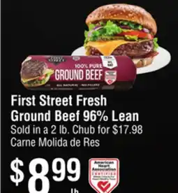Smart & Final First Street Fresh Ground Beef offer