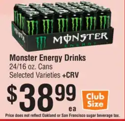 Smart & Final Monster Energy Drinks offer
