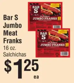 Smart & Final Bar S Jumbo Meat Franks offer