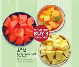 Fresh Thyme Fresh Thyme Fresh Cut Fruit offer