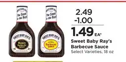 Food 4 Less Sweet Baby Ray's Barbecue Sauce offer