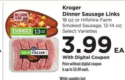 Food 4 Less Kroger Dinner Sausage Links offer