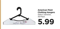 Food 4 Less American Maid Clothing Hangers offer