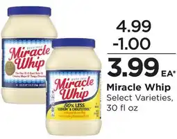Food 4 Less Miracle Whip offer