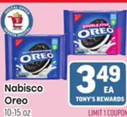 Tony’s Fresh Market Nabisco Oreo offer