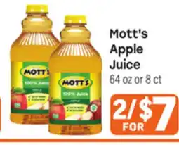 Tony’s Fresh Market Mott's Apple Juice offer