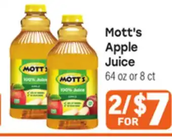 Tony’s Fresh Market Mott's Apple Juice offer