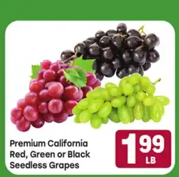 Tony’s Fresh Market California Red, Green or Black Seedless Grapes offer
