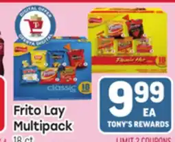 Tony’s Fresh Market Frito Lay Multipack offer