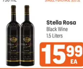 Tony’s Fresh Market Stella Rosa Black Wine offer