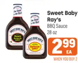 Tony’s Fresh Market Sweet Baby Ray's BBQ Sauce offer