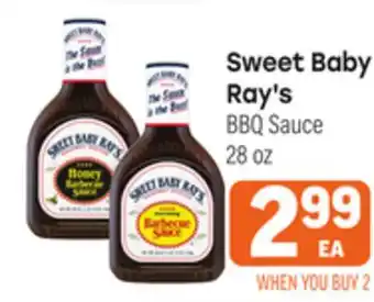 Tony’s Fresh Market Sweet Baby Ray's BBQ Sauce offer