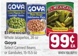 Tony’s Fresh Market El Mexicano Goya offer