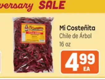 Tony’s Fresh Market Mi Costeñita Chile de Árbol offer