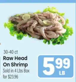 Tony’s Fresh Market Raw Head On Shrimp offer