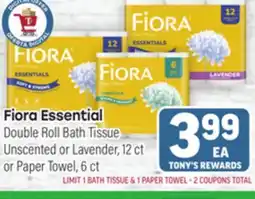 Tony’s Fresh Market Fiora Essential offer