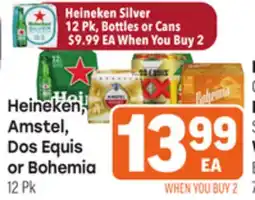 Tony’s Fresh Market Heineken, Amstel, Dos Equis or Bohemia offer