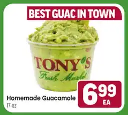 Tony’s Fresh Market Homemade Guacamole offer