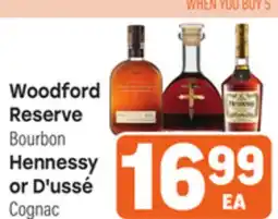 Tony’s Fresh Market Woodford Reserve Hennessy or D' ussé Cognac offer