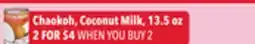 Tony’s Fresh Market Chaokoh, Coconut Milk offer