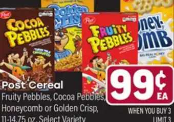 Tony’s Fresh Market Post Cereal offer