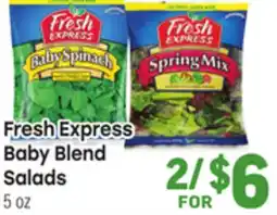 Tony’s Fresh Market Fresh Express Baby Blend Salads offer