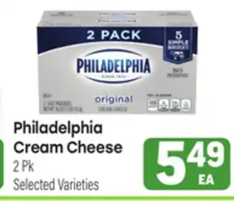 Tony’s Fresh Market Philadelphia Cream Cheese offer